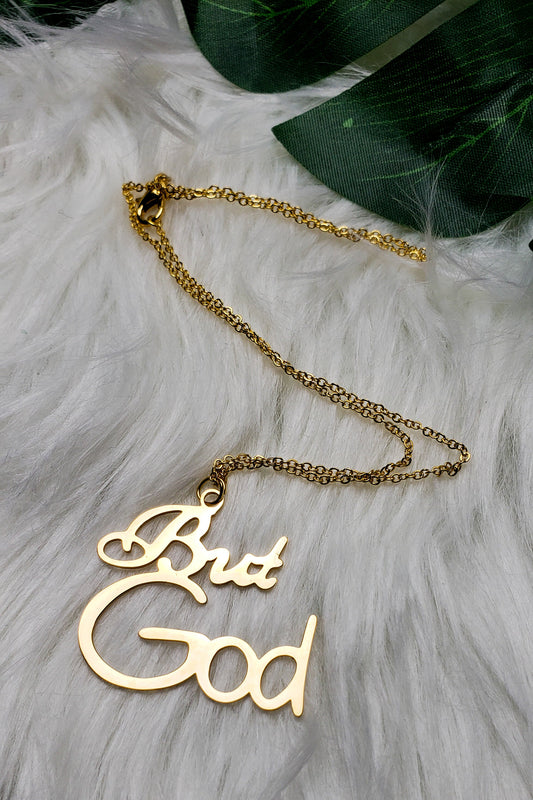 But God Necklace- (3 options)- BULK BUY 49 pieces!