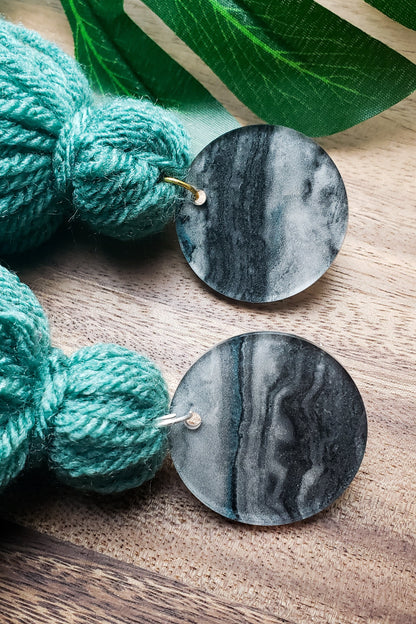 Cloudy Sage- Tassel Earrings- BULK BUY 2 PAIRS!