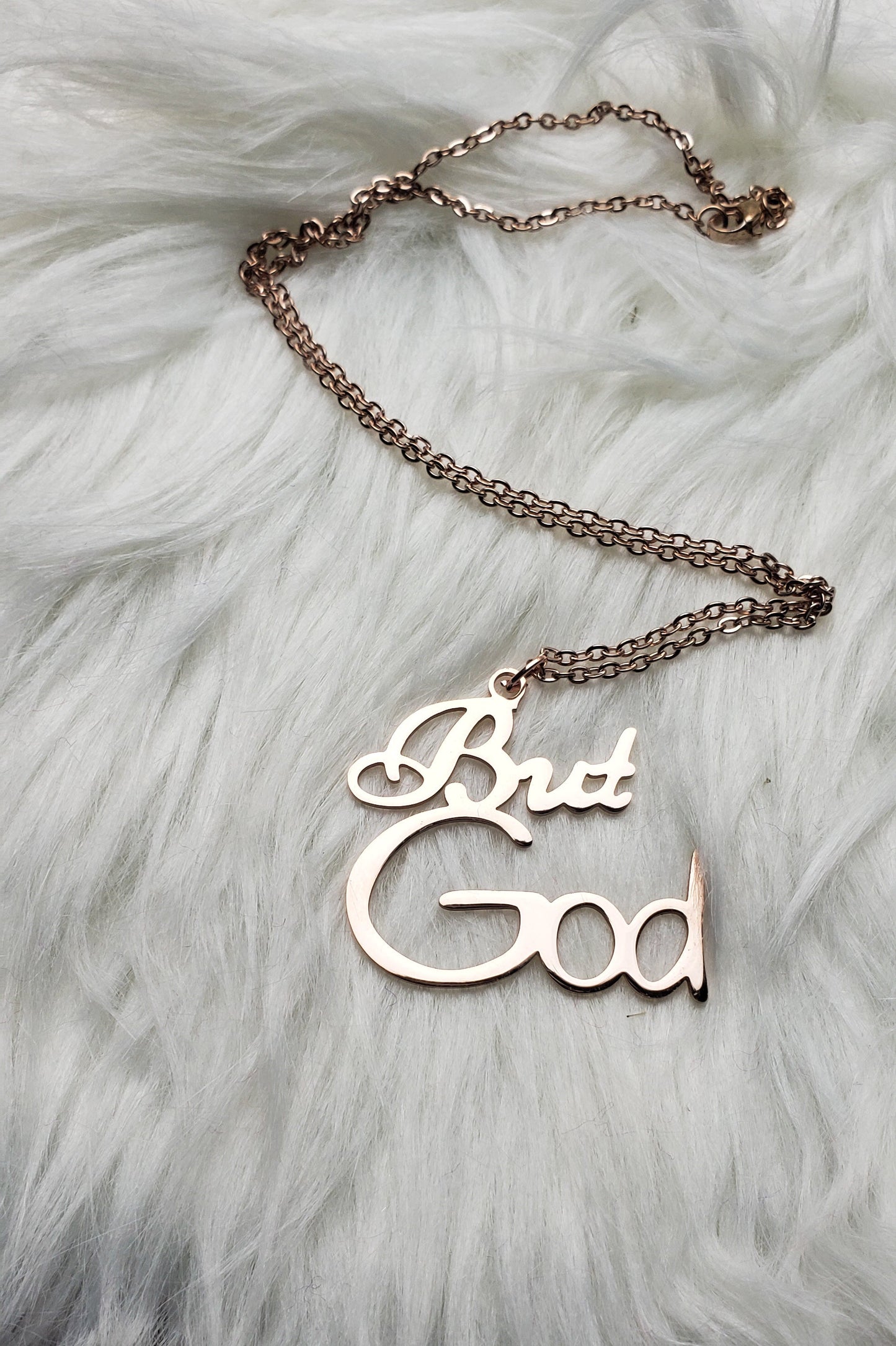 But God Necklace- (3 options)- BULK BUY 49 pieces!