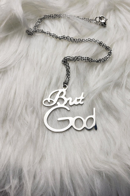 But God Necklace- (3 options)- BULK BUY 49 pieces!