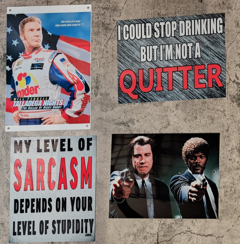 Full Color Aluminum Metal Signs (8x12)