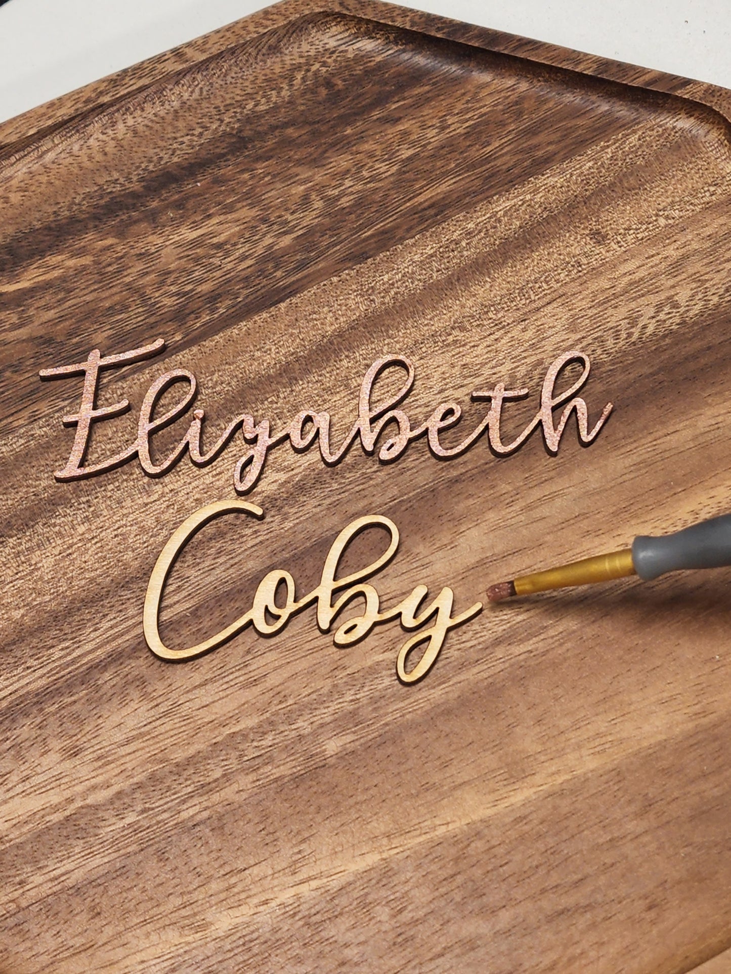 Wood Name/Word Place Cards