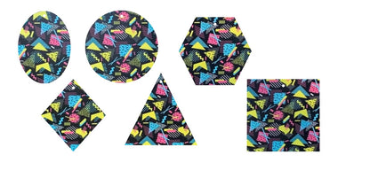 90's Triangles- Printed Pattern Designs (Sets)