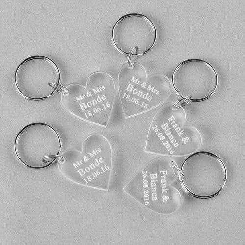 Custom Clear Acrylic Keychains