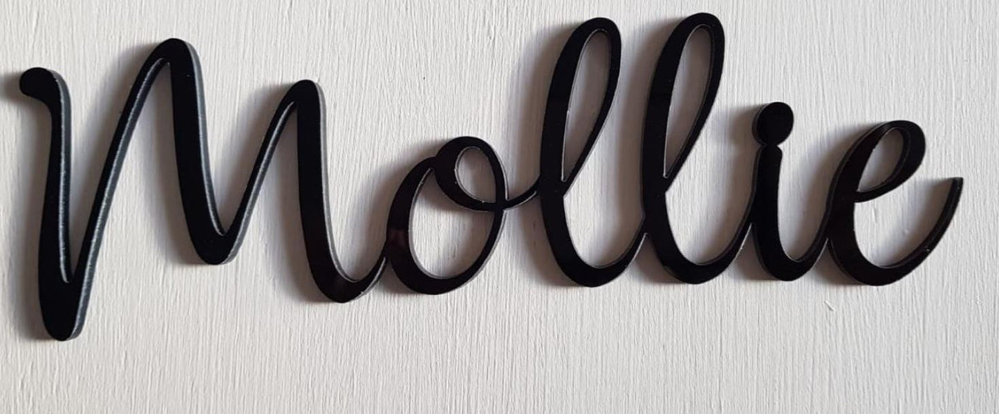 1 Layer Solid Acrylic Logo or Word Signs