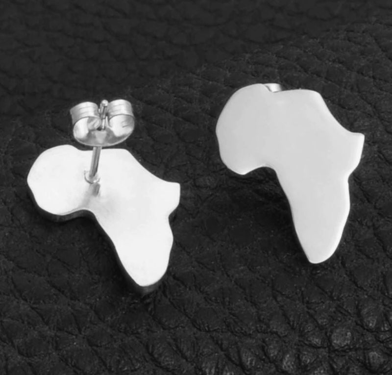 Africa Solid Stud Earrings- (4 Color Options)