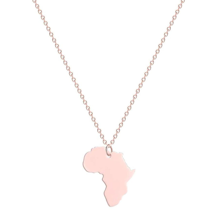 Africa Solid Necklace- (3 Color Options)- BULK BUY 39 PIECES!