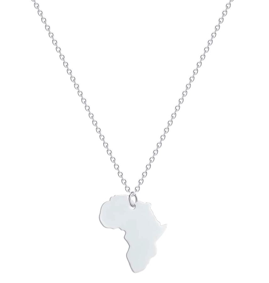 Africa Solid Necklace- (3 Color Options)- BULK BUY 39 PIECES!