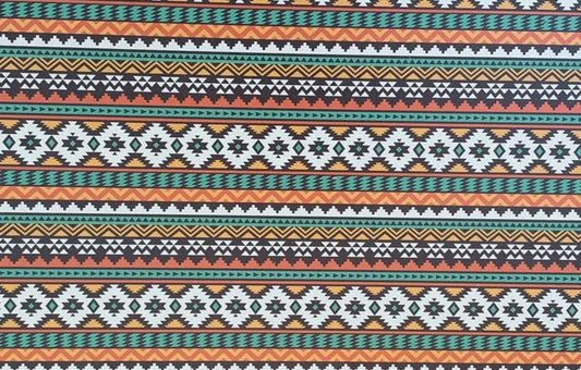 Aztec Orange- Printed Pattern Designs (Sets)