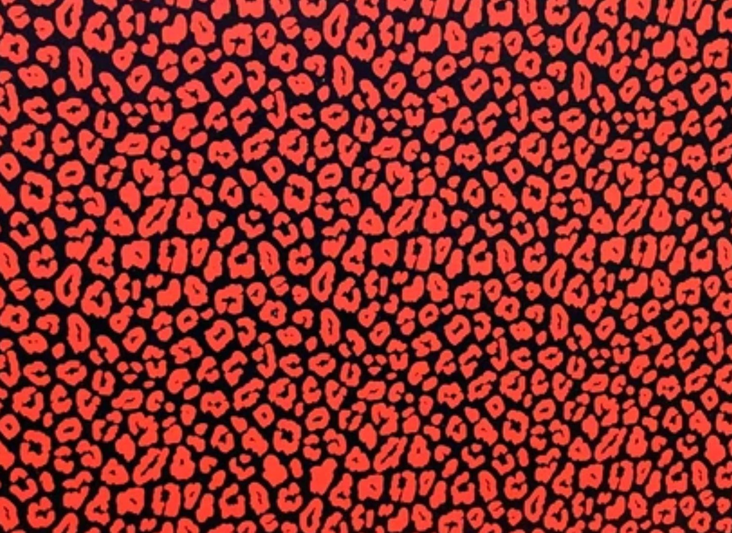 Black & Orange Leopard - Printed Pattern Designs (Sets)