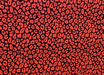 Black & Orange Leopard - Printed Pattern Designs (Sets)