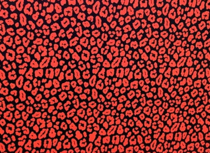 Black & Orange Leopard - Printed Pattern Designs (Sets)