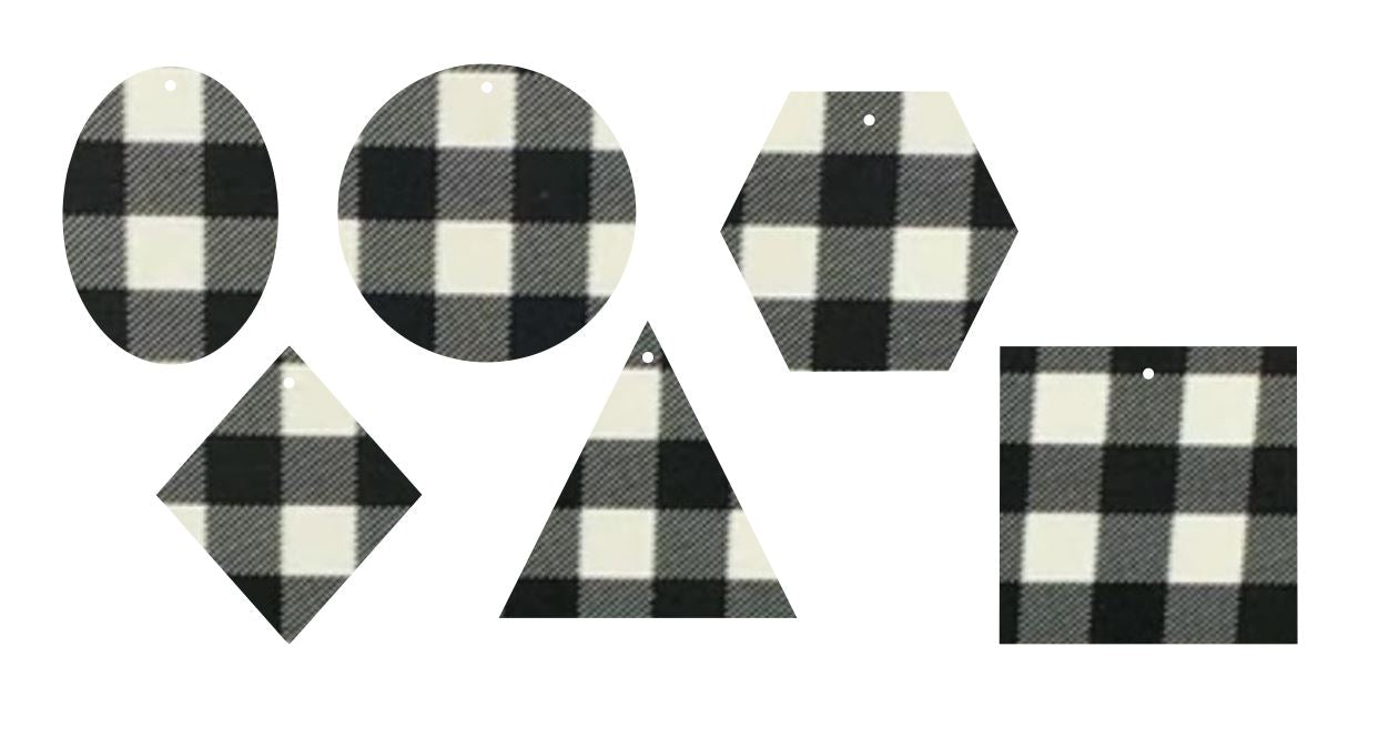 Black & White Buffalo- Printed Pattern Designs (Sets)