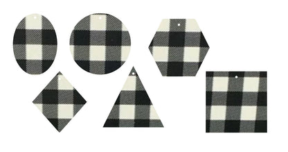 Black & White Buffalo- Printed Pattern Designs (Sets)