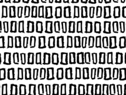 Black & White Mini Rectangles- Printed Pattern Designs (Sets)