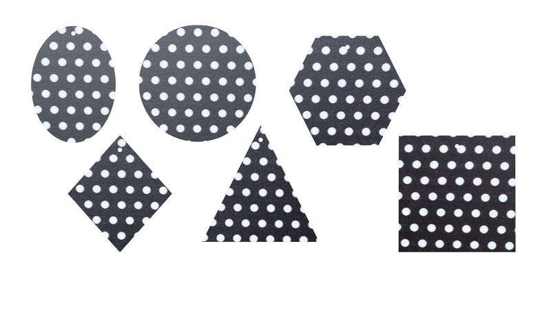 Black & White Dots- Printed Pattern Designs (Sets)