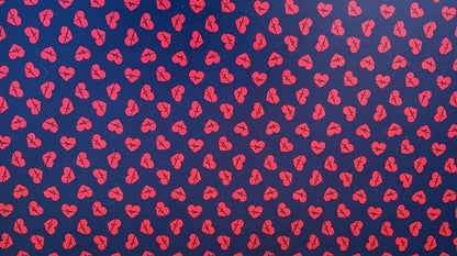 Blue Health Hearts- Printed Pattern Designs (Sets)