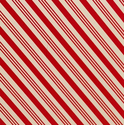 Candy Cane Stripes (Red & White)- Printed Pattern Designs (Sets)