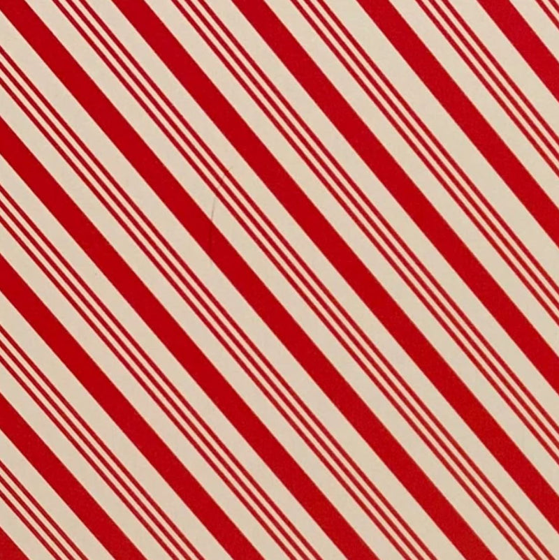 Candy Cane Stripes (Red & White)- Printed Pattern Designs (Sets)