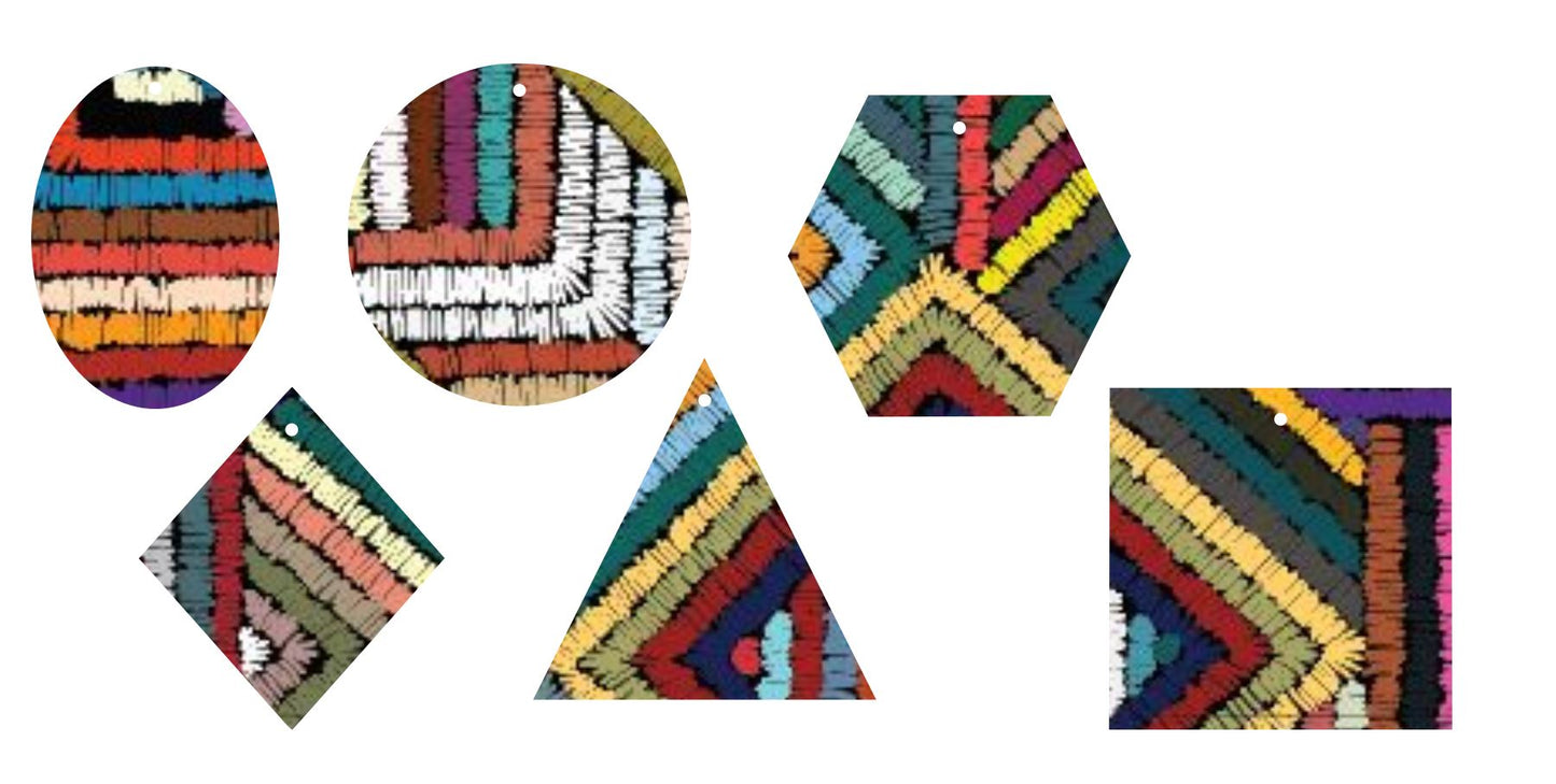 Thread Abstract- Printed Pattern Designs (Sets)