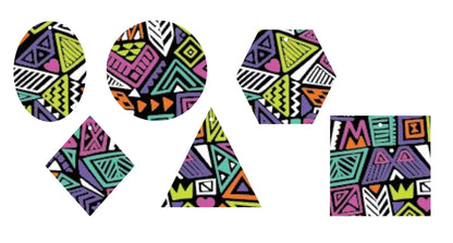 Colorful Aztec- Printed Pattern Designs (Sets)