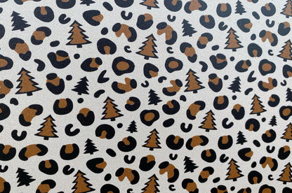 Christmas Tree Leopard- Printed Pattern Designs (Sets)