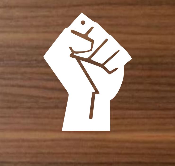 Clenched Fist- Sublimation Earring Blanks