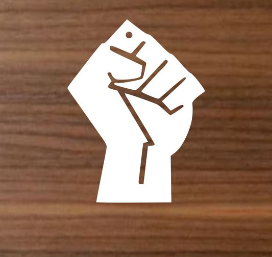 Clenched Fist- Sublimation Earring Blanks