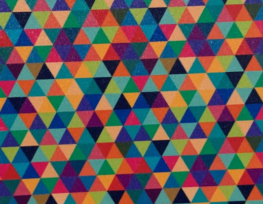 Colorful Triangles- Printed Pattern Designs (Sets)