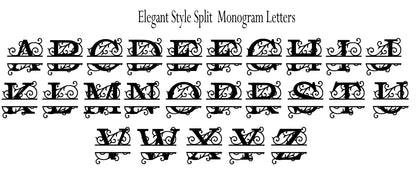Acrylic Custom Monogram Door Signs