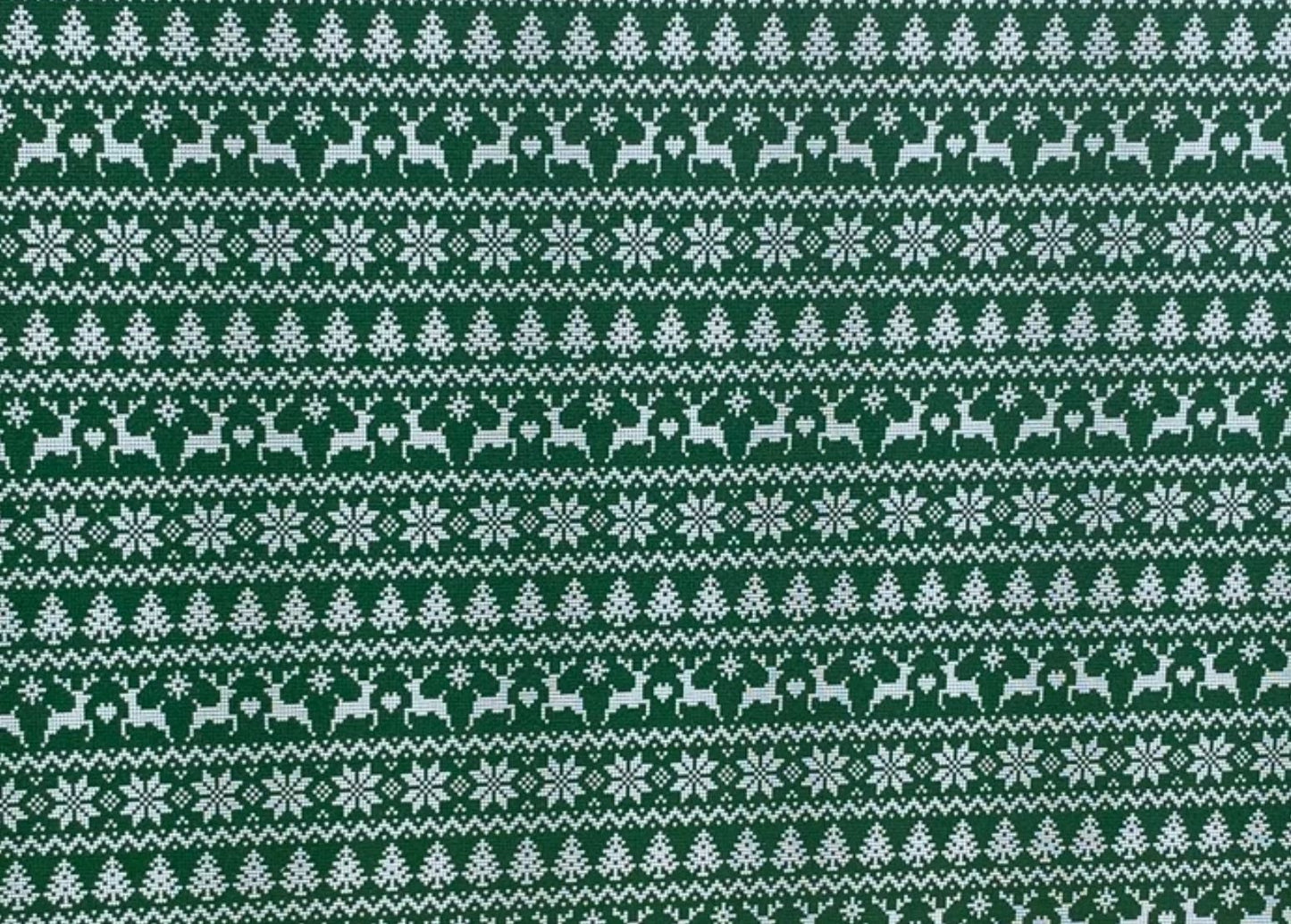 Green Xmas Sweater- Printed Pattern Designs (Sets)