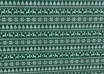 Green Xmas Sweater- Printed Pattern Designs (Sets)