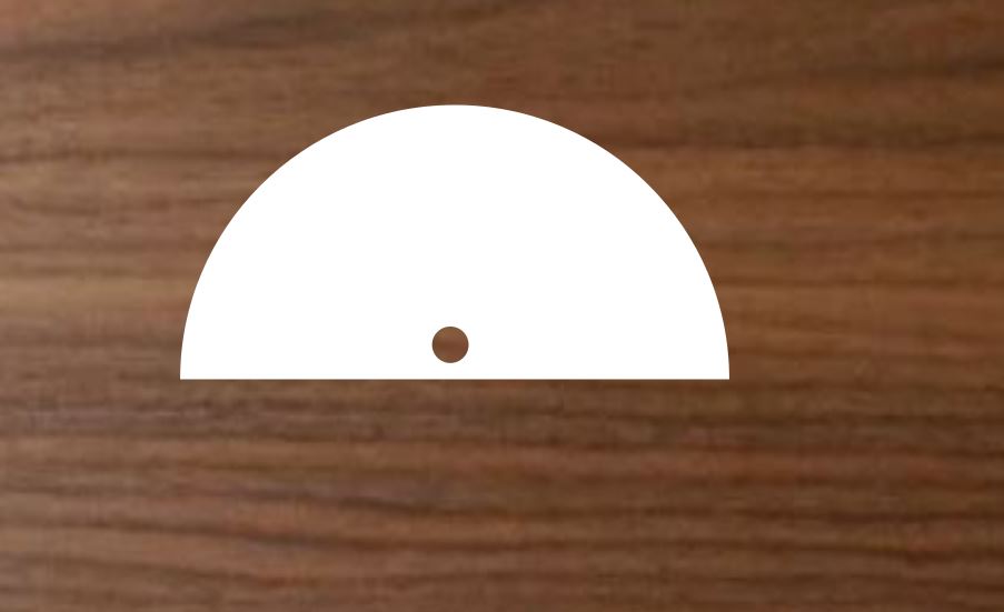 Half Circle - Sublimation Earring Blanks