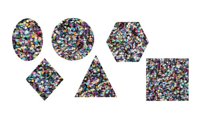 Holographic Glitter- Printed Pattern Designs (Sets)