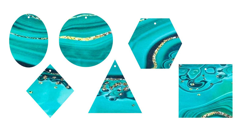 Jade Swirl- Printed Pattern Designs (Sets)