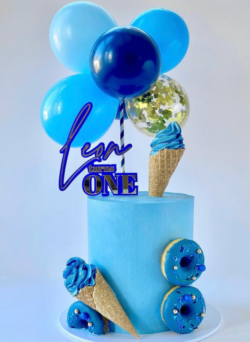Layered Acrylic Cake Toppers!- CUSTOM- 2 Layer