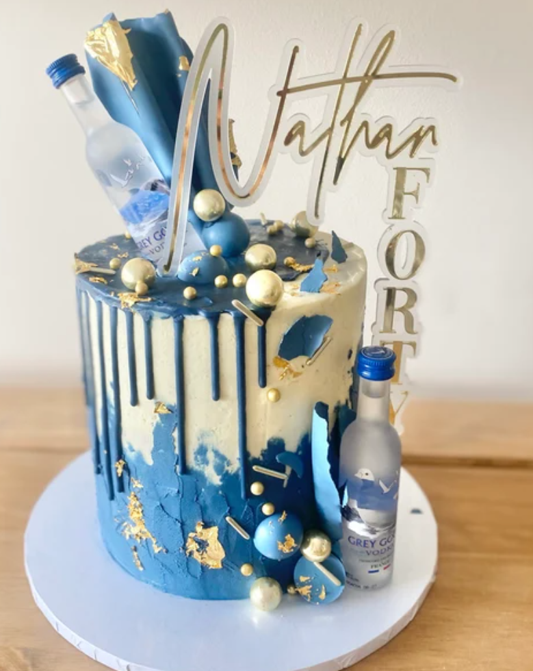 Layered Acrylic Cake Toppers!- CUSTOM- 2 Layer