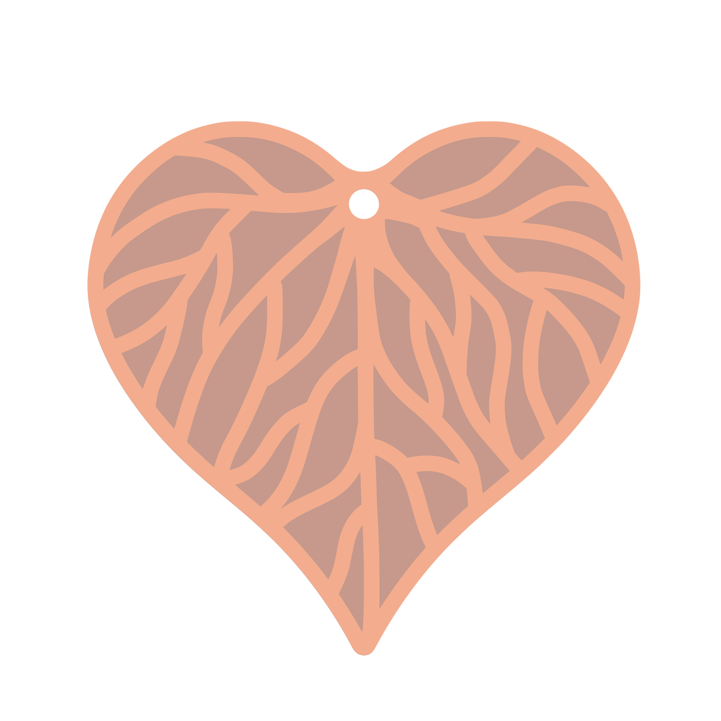 2 Layer Leaf (1)- Vegan Leather Earrings