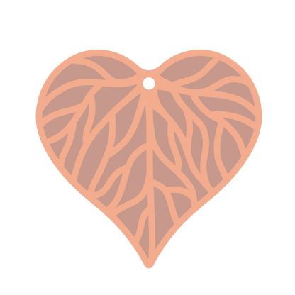 2 Layer Leaf (1)- Vegan Leather Earrings