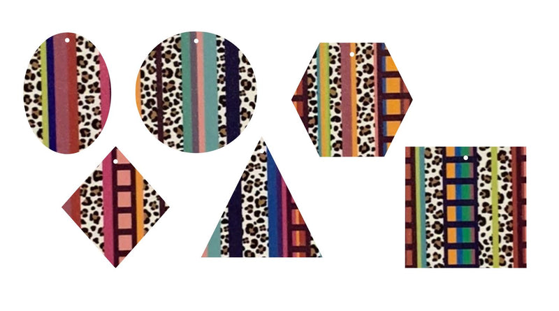 Leopard Stripes- Printed Pattern Designs (Sets)