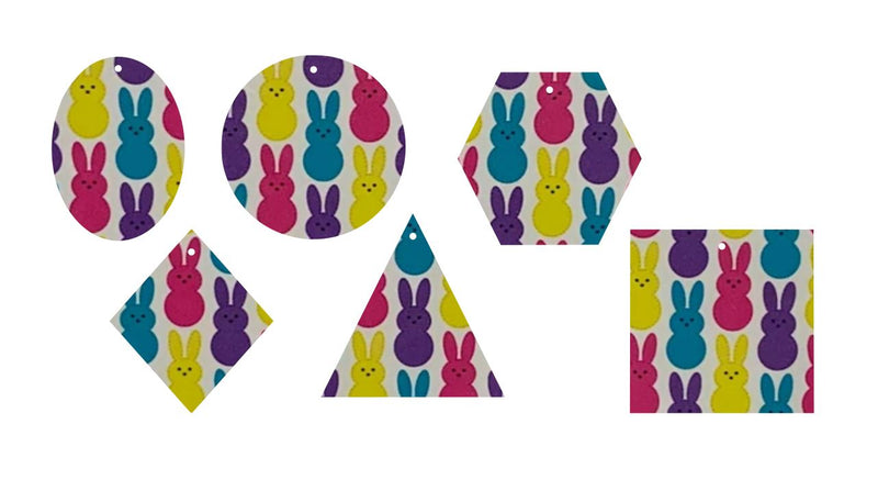 Marshmallow Bunnies- Printed Pattern Designs (Sets)
