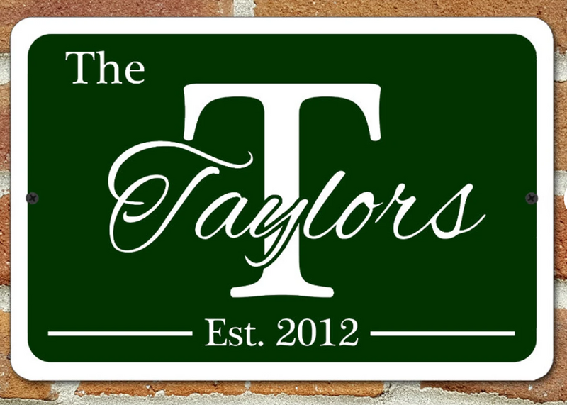 Full Color Aluminum Metal Signs (8x12)