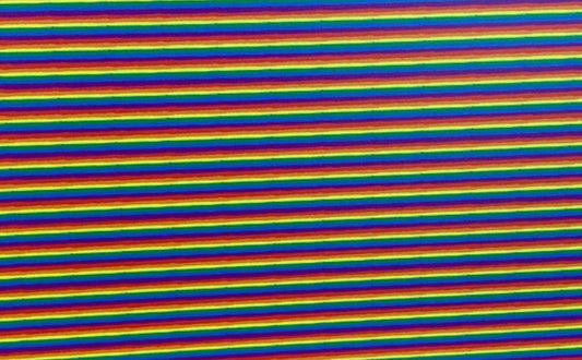 Micro Rainbow Stripes- Printed Pattern Designs (Sets)