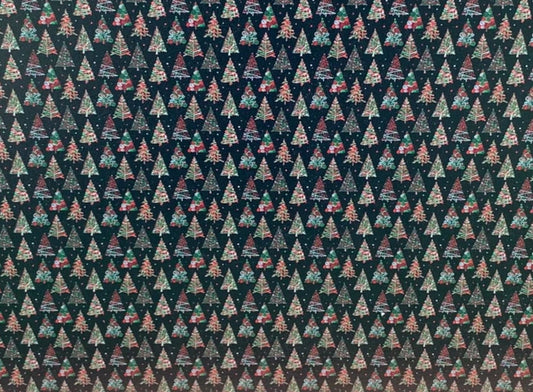 Mini Christmas Trees- Printed Pattern Designs (Sets)