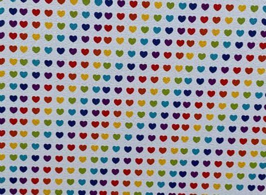 Mini Rainbow Hearts- Printed Pattern Designs (Sets)