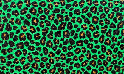 Micro Green Leopard- Printed Pattern Designs (Sets)