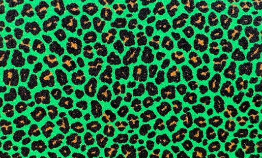 Micro Green Leopard- Printed Pattern Designs (Sets)