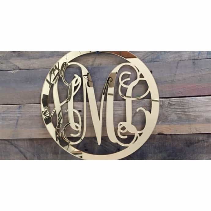 Acrylic Custom Monogram Door Signs
