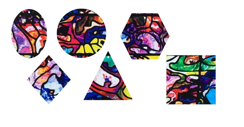 Mosaic Rainbow- Printed Pattern Designs (Sets)