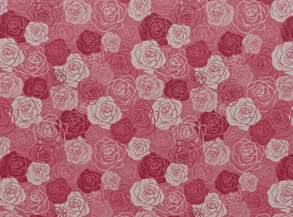 Pink Roses- Printed Pattern Designs (Sets)